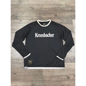 Krombacher Sport Collection Long Sleeve Soccer Jersey Black XXL Polyester